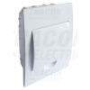 TRACON Süllyesztett elosztódoboz, fehér ajtóval, N/PE sínnel1×6 modul, IP40, (H×W×D=200×150×66mm)