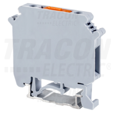 TRACON Szakaszolható ipari sorozatkapocs, csavaros, sínre, szürke0,2-4mm2, 800VAC, 16A villanyszerelés