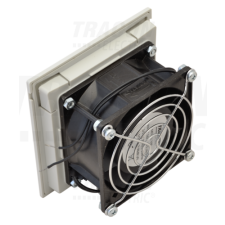 TRACON Szellőztető ventilátor szűrőbetéttel105×105mm, 35/40m3/h, 230V 50-60Hz, IP54 villanyszerelés