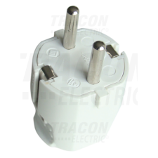 TRACON Szerelhető csatlakozó dugó, egyenes csatlakozással1×SCHUKO, 250VAC, max.16A villanyszerelés