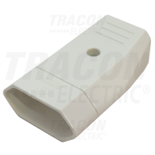 TRACON Szerelhető csatlakozóalj,lapos1×EURO, 250VAC, max.10A villanyszerelés