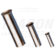 TRACON Szigeteletlen érvéghüvely 0,75mm2, L=8mm, ónozott elektrolitréz villanyszerelés