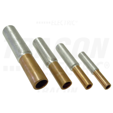 TRACON Szigeteletlen réz-alumínium (Cu-Al) toldóhüvely120/150mm2, (d1=15mm, d2=17mm) villanyszerelés