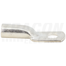 TRACON Szigeteletlen szemes csősaru,ónozott elektrolitréz25mm2, M8, (d1=7.8mm, d2=8.2mm) villanyszerelés