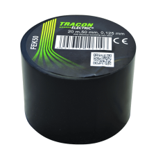 TRACON SZIGETELŐSZALAG 200X5CM FEKETE villanyszerelés