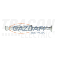 TRACON T12P-PA Peremes tipli, szürke M12×60mm, PA6.6 villanyszerelés