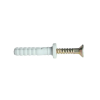TRACON TB525 Beüthető tipli+csavar, szürke M5×25mm, PA6.6
