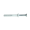 TRACON TB545 Beüthető tipli+csavar, szürke M5×50mm, PA6.6
