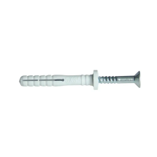 TRACON TB545 Beüthető tipli+csavar, szürke M5×50mm, PA6.6 villanyszerelés