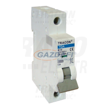 TRACON TDA-1B-25 Kismegszakító, 1 pólus, B karakterisztika 25A, B, 1P, 10kA villanyszerelés