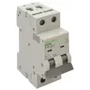 TRACON TDA-2C-63 Kismegszakító, 2 pólus, C karakterisztika 63A, C, 2P, 10kA