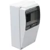 TRACON TDB231377 Üres ipari csatlakozódoboz szerelősínnel, ABS 6 mod, H×W×D=230×130×77mm, IP54