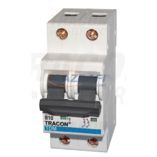 TRACON TDM-2C-32 Kismegszakító, 2 pólus, C karakterisztika 32A, 10kA villanyszerelés
