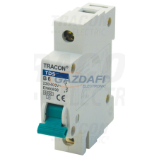 TRACON TDS-1C-50 Kismegszakító, színes karral, 1 pólus, C karakterisztika 50A, 6kA villanyszerelés