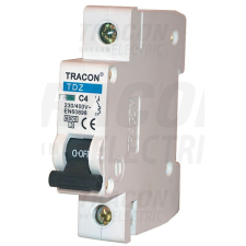 TRACON TDZ-1B-2 Kismegszakító, 1 pólus, B karakterisztika 2A, 6kA villanyszerelés