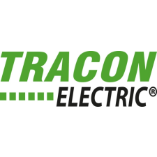 TRACON TFE605020M Maszkolt fém szekrény, 88 modul, 4 sor, teli ajtóval, 600x500x200, IP55, falon kívüli villanyszerelés
