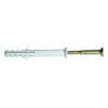 TRACON THC10115 Hosszított tipli+csavar, szürke M10×115mm, PA6.6