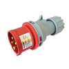 TRACON TICS-014H Ipari csatlakozó dugó, külső tömítőszelencével 16A, 400V, 3P+E, 6h, IP44