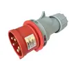 TRACON TICS-025H Ipari csatlakozó dugó, külső tömítőszelencével 32A, 400V, 3P+N+E, 6h, IP44