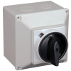 TRACON TKF-63T65 Tokozott főkapcsoló, BE-KI 400V, 50Hz, 63A, 4P, 18,5kW, 64×64mm, IP65