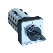 TRACON TKM-12/D Dahlander motorkapcsoló 400V, 50Hz, 125A, 30kW, 88×88mm villanyszerelés
