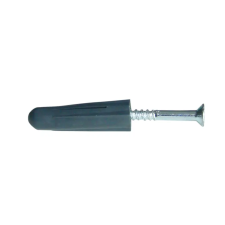 TRACON TNCS6 Négyszögletes tipli+csavar, sötétszürke M6×23mm, PE barkácsolás, csiszolás, rögzítés