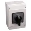 TRACON Tokozott kézikapcsoló, BE-KI 400V, 50Hz, 125A, 3P, 30kW, 88×88mm, 60°, IP65