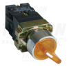 TRACON Tokozott világítókaros kapcsoló, sárga,LED, kétáll., izzó n.1×NC+1×NO, 3A/400V AC, IP44