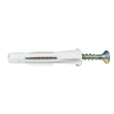 TRACON TOPCS6 Önfeszítő tipli+csavar, szürke M6×40mm, PA6.6 villanyszerelés