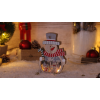 TRACON Tracon CHRSCW3WW LED karácsonyi dekoráció, mikulás, elemes Timer 6+18h,3LED, 3000K, 2xAAA