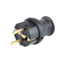 TRACON Tracon TICS-012G 2P+F Gumi csatlakozó dugó, védőérintkezővel kábel és adapter
