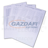 TRACON TSKAJ10-4150 Jelölőmatrica J10 jelölőlapkához (1db A4-es ív) 28×(41-42-43-44-45-46-47-48-49-50)