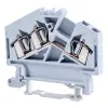 TRACON TSKC2,5/3 Fázisvezető ipari sorozatkapocs, rugós, sínre, szürke 800V 24A 0.08-2.5 mm2 3P