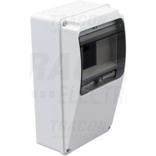 TRACON Üres ipari csatlakozódoboz szerelősínnel, ABS villanyszerelés