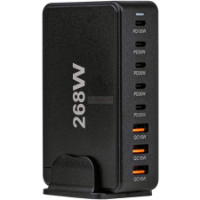 TRACON USB állomás- fekete villanyszerelés