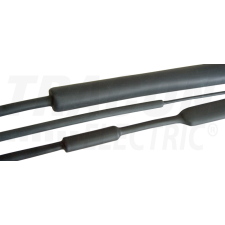 TRACON Zsugorcső, közepesfalú, 3_1 zsugorodás, gyantás, fekete95/30mm, POLIOLEFIN villanyszerelés