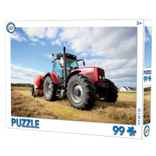 Traktor puzzle 99 db-os puzzle, kirakós