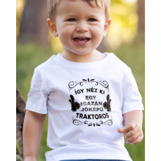  Traktoros gyerek póló - Így néz ki egy jóképű traktoros