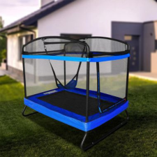 Trambulin gyerekeknek hintával és biztonsági hálóval trambulin szett