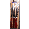 TRAMONTINA Polywood Red fanyelű steak recés kés, 3 db, 12 cm, 21100/375