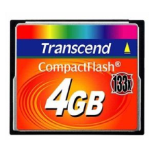 Transcend 4GB Compact Flash Transcend 133x (TS4GCF133) (TS4GCF133) - Memóriakártya memóriakártya