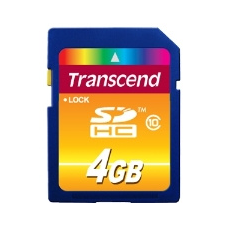 Transcend 4GB SDHC Class10 memóriakártya