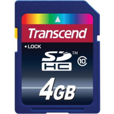 Transcend 4GB SDHC - TS4GSDHC10 memóriakártya