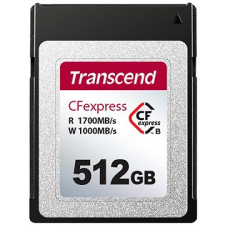 Transcend CFexpress 820 B típusú 512 GB-os PCIe Gen3 x2 memóriakártya