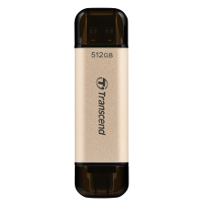 Transcend JetFlash 930C USB-A / USB-C 512GB Pendrive - Arany pendrive