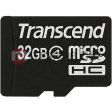 Transcend SDHC CARD MICRO 32GB CLASS 4 NO ADAPTER (TS32GUSDC4) memóriakártya