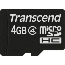 Transcend SDHC CARD MICRO 4GB CLASS 4 W/O ADAPTER (TS4GUSDC4) memóriakártya