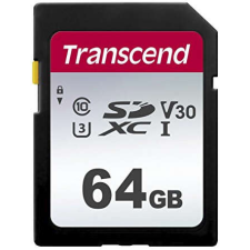 Transcend TS64GSDC300S memóriakártya 64 GB SDXC NAND Class 10 memóriakártya