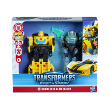  Transformers Earthspark Cyber-combiner Űrdongó és Mo Malto játékfigura