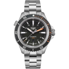 Traser H3 110324 P67 Diver Automatic Black Mens Watch 46mm 50ATM, karóra